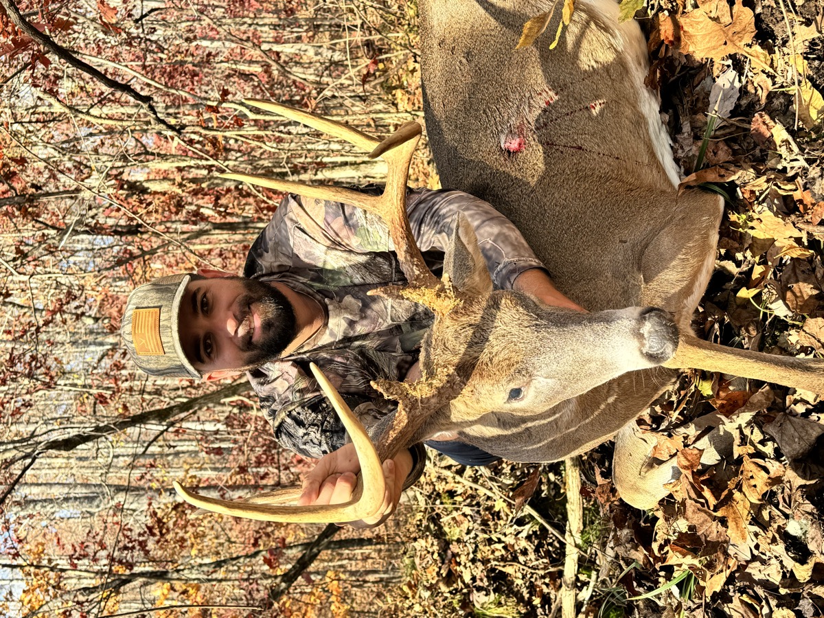 Proud hunter with a Kentucky trophy