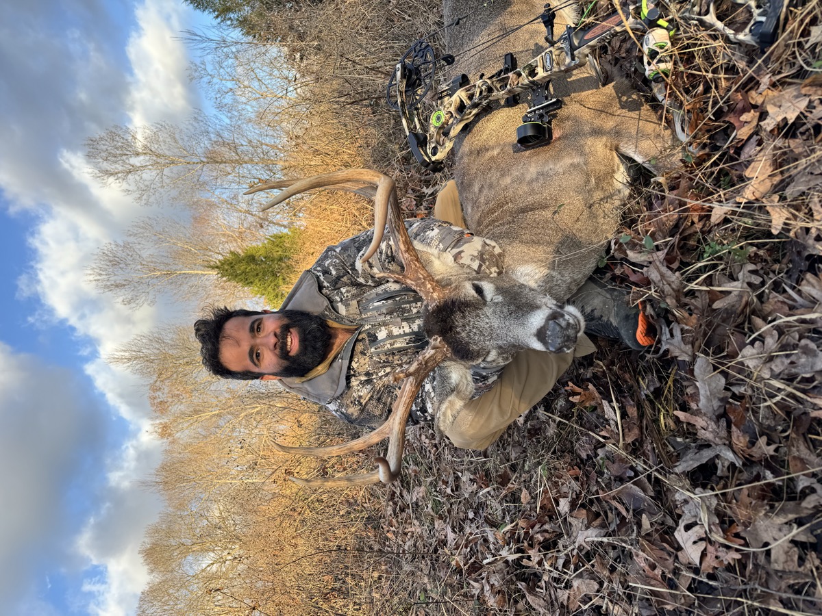 Successful bowhunt harvest